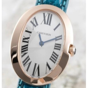 Replik uhr Cartier Baignoire 18 Karat Rotgold Quarz Damenuhr 3064