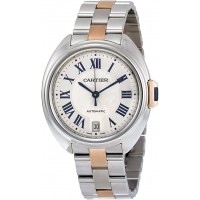 Replik uhr Cartier Cle Stahl Roségold Automatik Damenuhr W2CL0003