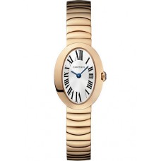 Replik uhr Cartier Baignoire Mini 18 Karat Roségold Damenuhr W8000015