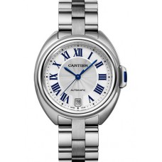 Replik uhr Cartier Cle de Cartier Automatik Edelstahl 35mm WSCL0006