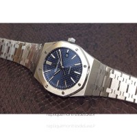 Replik-Uhr Audemars Piguet Royal Oak 15400 Rostfreier Stahl Blaues Zifferblatt Rostfreier Stahl