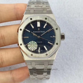 Replika Audemars Piguet Royal Oak 15450 Rostfreier Stahl Blaues Zifferblatt 