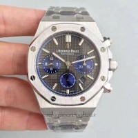 Replika Audemars Piguet Royal Oak Chronograph 26320 Rostfreier Stahl Schwarzes Zifferblatt