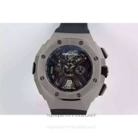 Replika Audemars Piguet Royal Oak Concept Laptimer Michael Schumacher Rostfreier Stahl Skelett-Wählscheibe