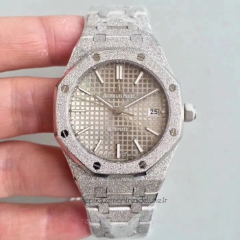 Replik-Uhr Audemars Piguet Royal Oak Frosted Gold 37MM 15454 Rostfreier Stahl GroBes Zifferblatt 