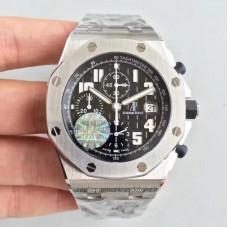 Replik-Uhr Audemars Piguet Royal Oak Offshore 26170ST.OO.1000ST.08 Rostfreier Stahl Schwarzes Zifferblatt