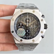 Replik-Uhr Audemars Piguet Royal Oak Offshore 26470PT.OO.1000PT.01 Rostfreier Stahl GroBes Zifferblatt 