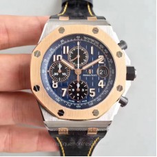 Replik-Uhr Audemars Piguet Royal Oak Offshore 26471SR.OO.D101CR.01 Rostfreier Stahl Blaues Zifferblatt 