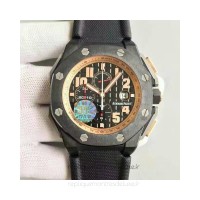 Replik-Uhr Audemars Piguet Royal Oak Offshore Arnold Schwarzenegger The Legacy 263781O.OO.A001KE.01 Schwarz Ceramic Schwarzes Zifferblatt Swiss 