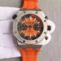 Replik-Uhr Audemars Piguet Royal Oak Offshore Diver Chronograph 26703ST.OO.A070CA.01 Rostfreier Stahl Orange Dial 