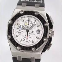 Replik-Uhr Audemars Piguet Royal Oak Offshore Juan Pablo Montoya 2603010.OO.D001IN.01 Titanium WeiBes Zifferblatt