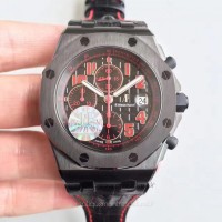 Replika Audemars Piguet Royal Oak Offshore Las Vegas 26186SN.OO.D101CR.01 PVD Schwarzes Zifferblatt