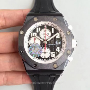 Replika Audemars Piguet Royal Oak Offshore Marcus Edition 26299SN/D010CA.01 Schwarz Ceramic Schwarzes Zifferblatt