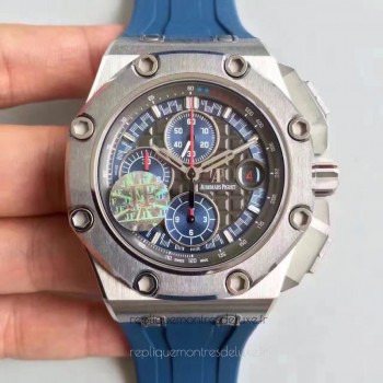 Replik-Uhr Audemars Piguet Royal Oak Offshore Michael Schumacher 26568PM.OO.A021CA.01 Titanium Anthrazitfarbenes Zifferblatt 