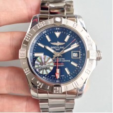 Replika Breitling Avenger II GMT Blauer Edelstahl Display A3239011-C872SS