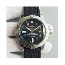 Replika Breitling Avenger II GMT schwarz Display in Edelstahl A3239011/BC34/152S/A20S.1