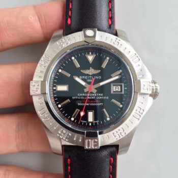 Replika Breitling Avenger II Seawolf A1733110/BC30/435X/A20BASA.1 Schwarze Dusche in Edelstahl