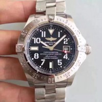 Replika Breitling Avenger II Seawolf A1733110/BC31/169A schwarz in Edelstahl