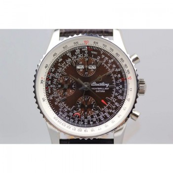 Replika Breitling Datora Montbrillant Perpetual Calendar cronograph brown display