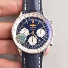 Replika Breitling Navitimer 01 AB012012/BB01/437X/A20BA.1 Blaue Dusche in Edelstahl