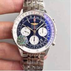 Replika Breitling Navitimer 01 AB012012/BB01/447A blue display in Edelstahl