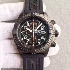 Replika Breitling Super Avenger Limited Edition M1370 PVD Black Dial