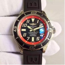 Replika Breitling Superocean 42 A1736402/BA32 in Edelstahl mit rot oder