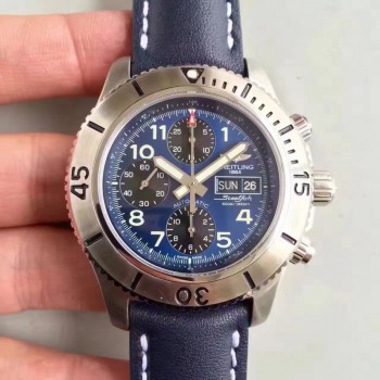 Replika Breitling Superocean Chronograph Steelfish A13341C3/C893/227X/A20BASA.1 Blaue Dusche in Edelstahl