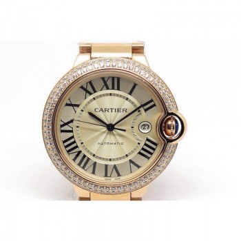 Replik-Uhr Cartier Ballon Bleu 36MM Roségold