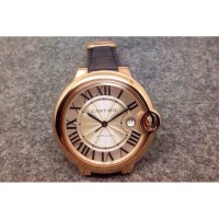 Replik-Uhr Cartier Ballon Bleu 36MM Roségold Champagner-Zifferblatt