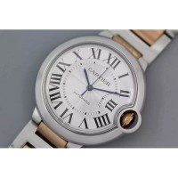 Replik-Uhr Cartier Ballon Bleu 42MM Roségold & Rostfreier Stahl