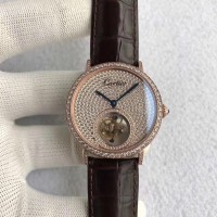 Replik-Uhr Cartier Rotonde Tourbillon Roségold & Diamanten Diamanten Dial Tourbillon 