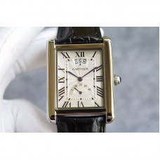 Replik-Uhr Cartier Tank Louis Cartier Extra Large W1560003 Rostfreier Stahl WeiBes Zifferblatt