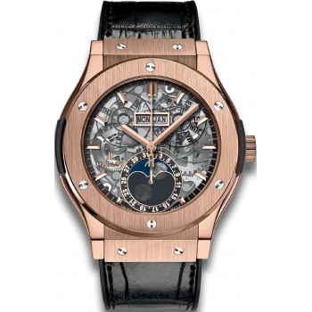 Replik-Uhr Hublot Aerofusion Moonphase King Gold 517.OX.0180.LR