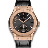 Replica Uhren Hublot Classic Fusion Gangreserve 8 Tage King Gold 516.OX.1480.LR