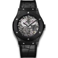 Replika Uhr Hublot Classic Fusion Classico Ultra-Thin All Black 45mm 515.CM.0140.LR