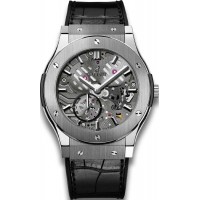 Replik-Uhr Hublot Classic Fusion Ultradünnes Skelett Titan 45mm 515.NX.0170.LR