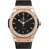 Replik-Uhr Hublot Classic Fusion King Gold Diamonds 38mm 565.OX.1180.LR.1104