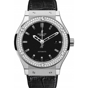 Replika Uhr Hublot Classic Fusion Titanium Diamonds 42mm 542.NX.1170.LR.1104