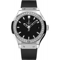 Replik-Uhr Hublot Classic Fusion Titanium Diamanten 33mm 581.NX.1170.RX.1104