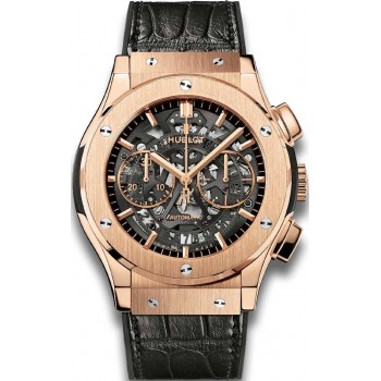 Replica Uhren Hublot Classic Fusion Aero Chronograph King Gold 45mm 525.OX.0180.LR