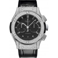 Replica Uhren Hublot Classic Fusion Chronograph Titan Pave 521.NX.1170.LR.1704