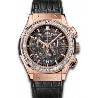 Replik-Uhr Hublot Classic Fusion Aerofusion King Gold Baguettes 45mm 525.OX.0180.LR.1904