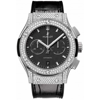 Replika Uhr Hublot Classic Fusion Chronograph Pave 541.NX.1171.LR.1704