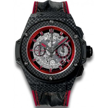 Replik-Uhr Hublot King Power Unico Carbon und Rot 701.QX.0113.HR