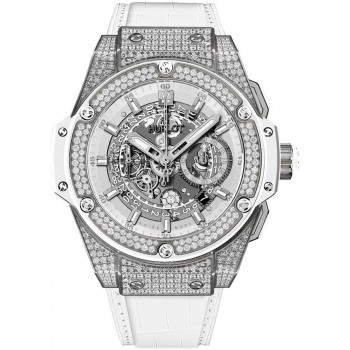 Replica Uhren Hublot King Power Unico White Pave 701.NE.0127.GR.1704