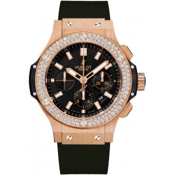 Replika Uhr Hublot Big Bang Gold Diamanten 44mm 301.PX.1180.RX.1104