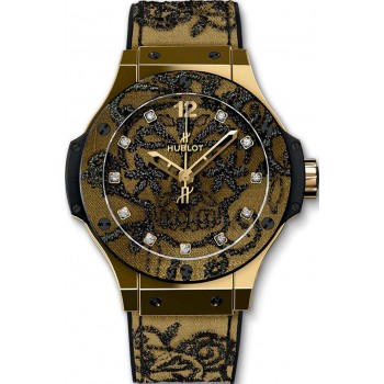 Replica Uhren Hublot Big Bang Broderie Gelbgold 343.VX.6580.NR.BSK16