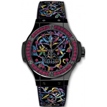 Replica Uhren Hublot Big Bang Broderie Sugar Skull Keramik 343.CS.6599.NR.1213