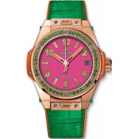 Replika Uhr Hublot Big Bang One Click Pop Art King Gold Apple 465.OG.7398.LR.1222.POP16